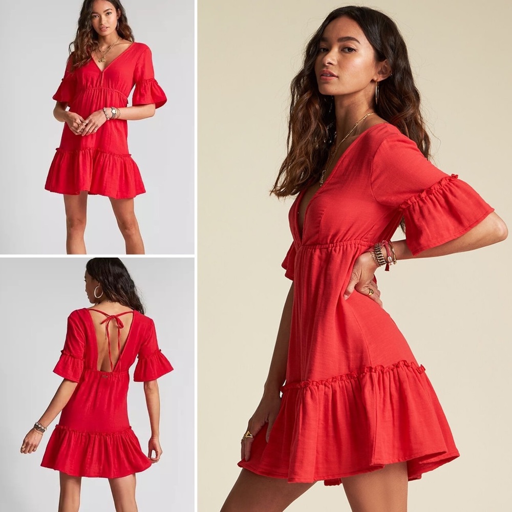Billabong x Sincerely Jules ❤️ Lover’s Wish Open-Back Summer Dress ☀️🌴